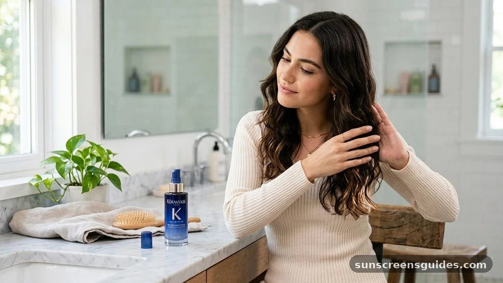 how to use kerastase 8h magic night serum
