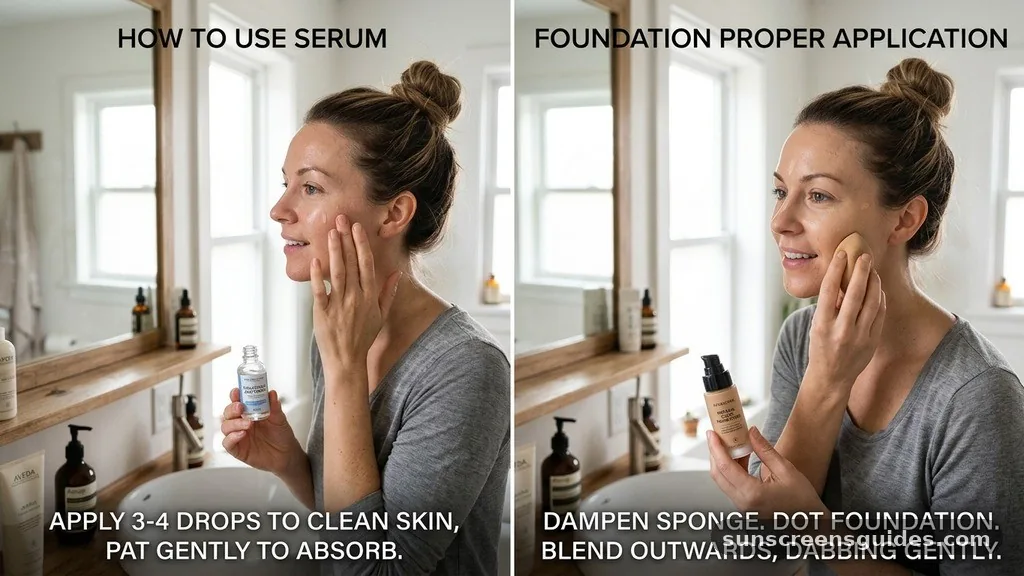 how to use serum on face