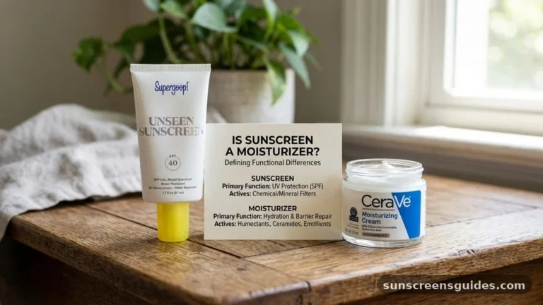 is sunscreen a moisturizer