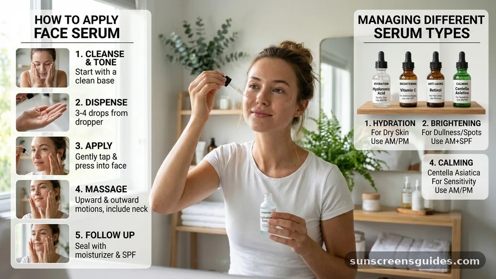 Managing Different Serum Types - how to apply face serum