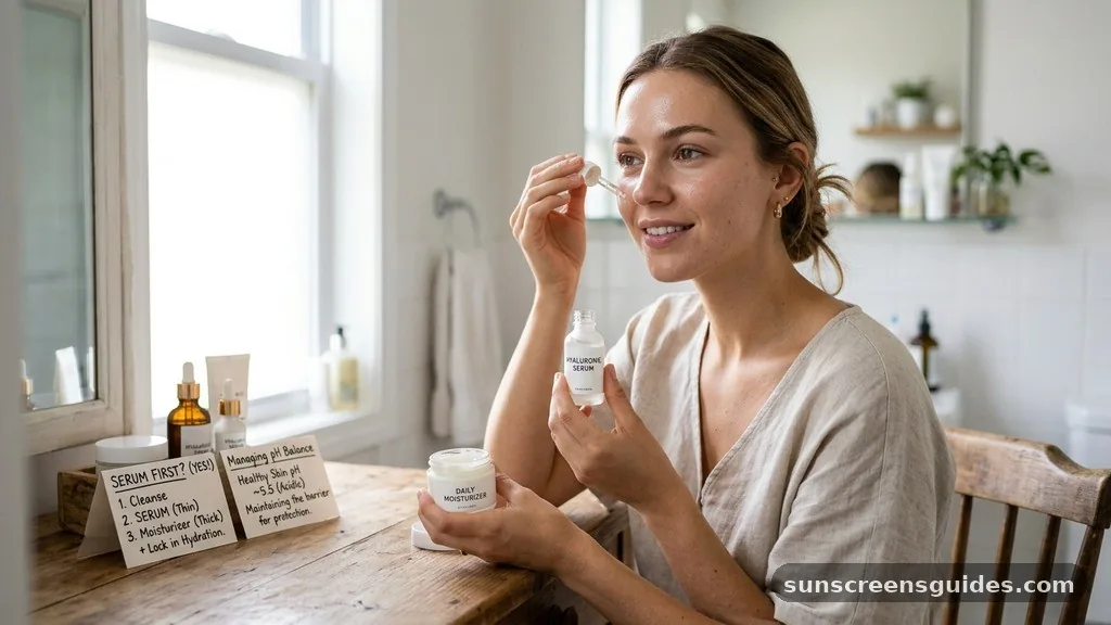 Managing Ingredients and pH Balance - do you use serum or moisturizer first