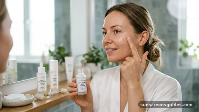 moisturizer or serum first
