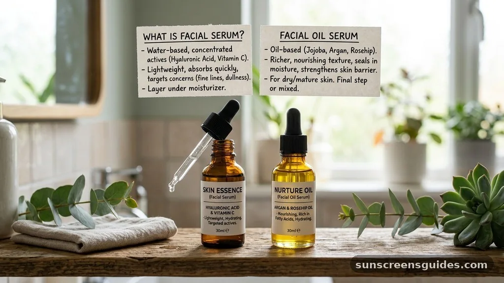 Navigating the Differences Between Facial Oil and Serum - what is facial serum for