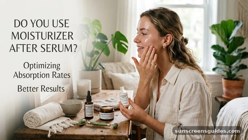 Optimizing Absorption Rates for Better Results - do you use moisturizer after serum