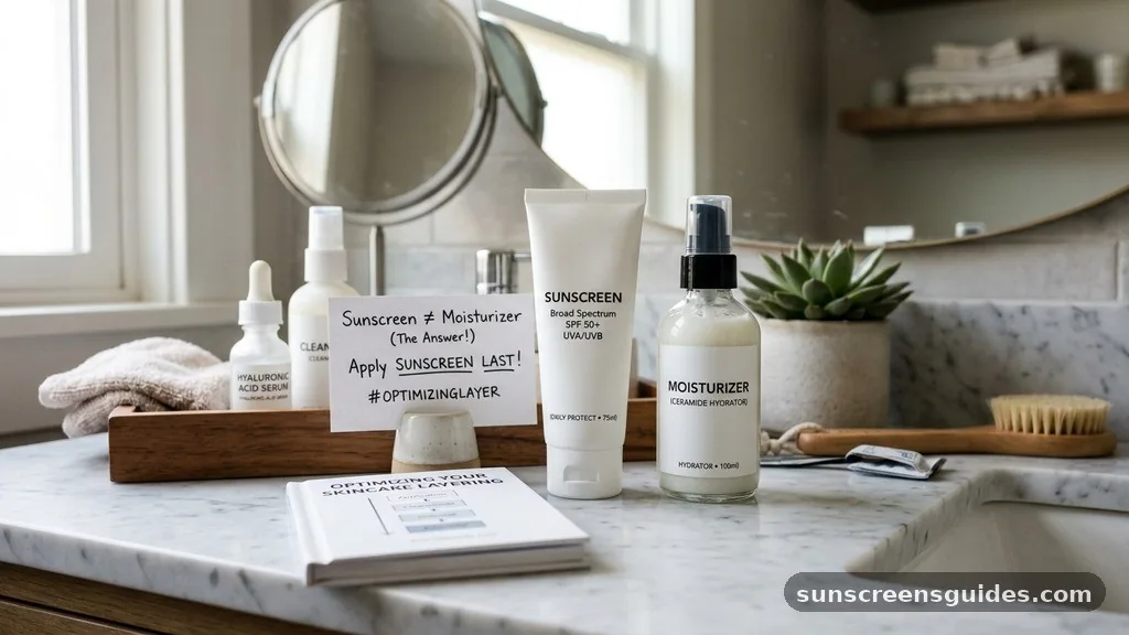 Optimizing Your Skincare Layering - is sunscreen a moisturizer