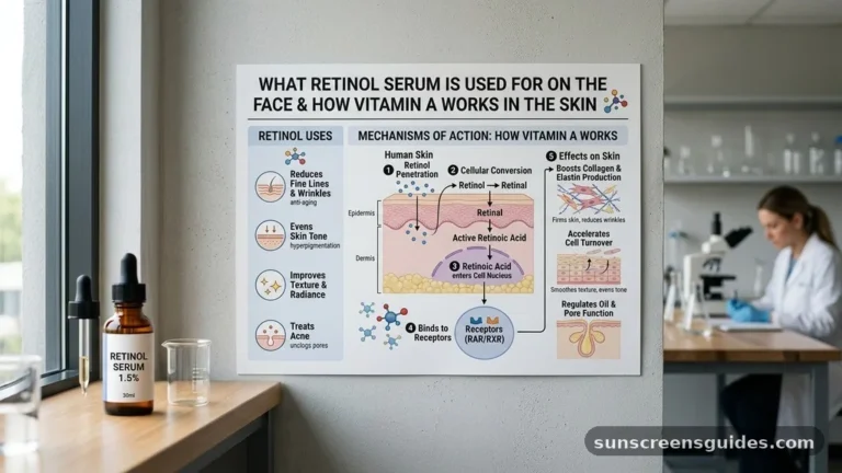 para que sirve el retinol serum en la cara