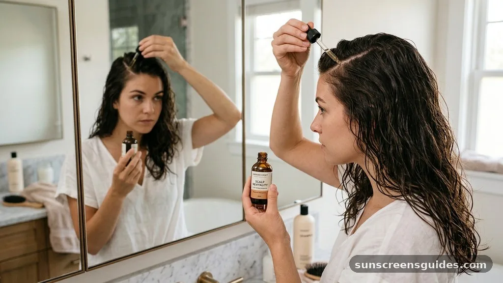 Preparing Your Scalp for Maximum Absorption - how to apply scalp serum