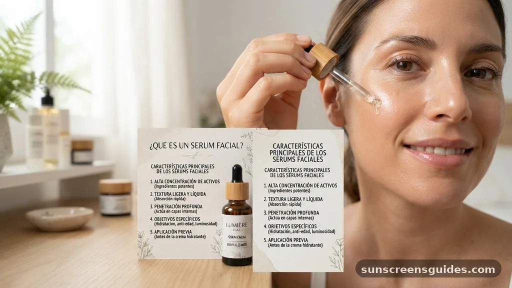 que es un serum facial