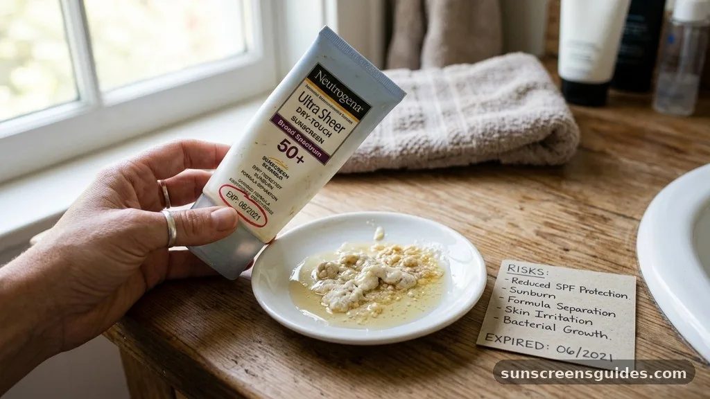 Risks Associated with Expired Formulas - what happens when sunscreen expires
