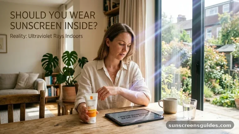 should you wear sunscreen inside