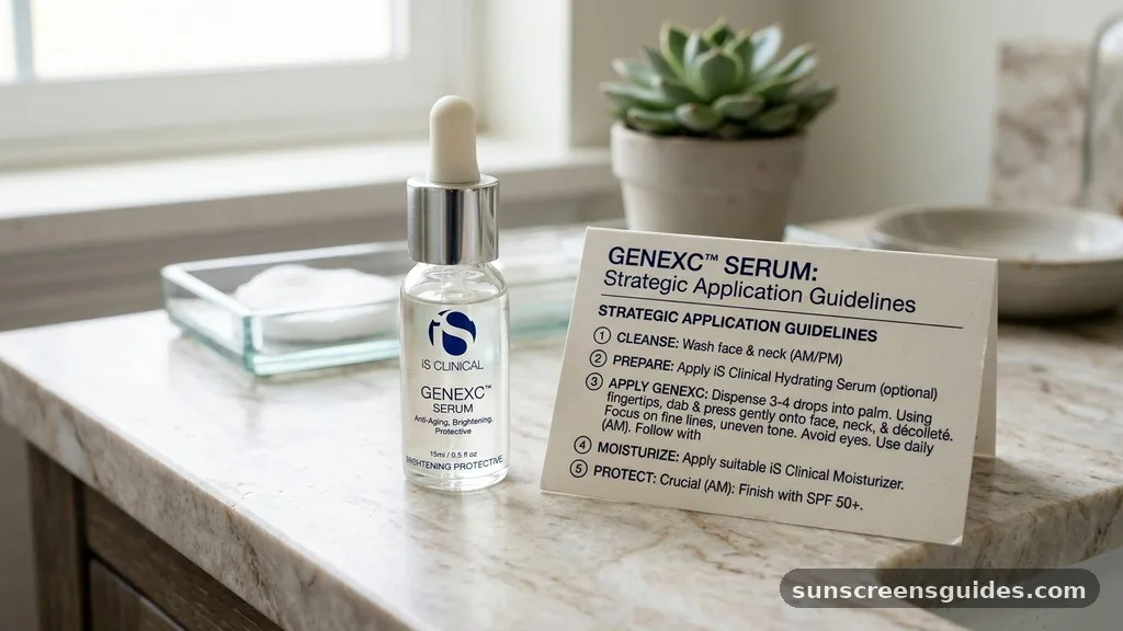 Strategic Application Guidelines - is clinical genexc serum