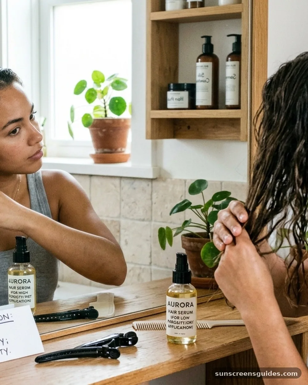 Tailoring Application to Your Hair Porosity - when to apply serum on hair wet or dry