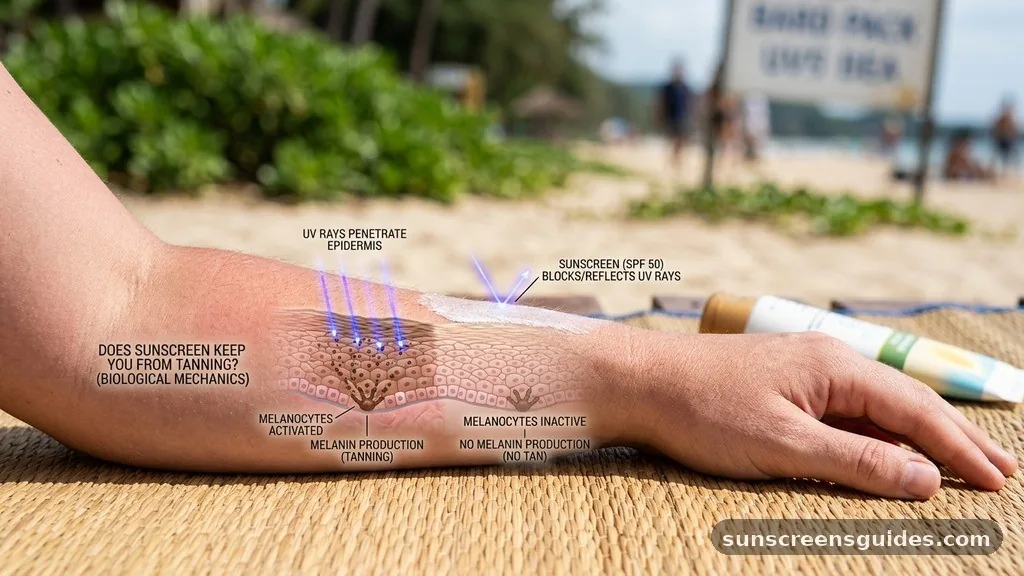 The Biological Mechanics of Tanning - does sunscreen keep you from tanning
