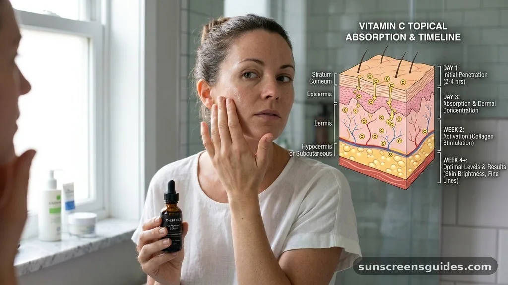The Biological Reality of Topical Absorption - how long for vitamin c serum to work