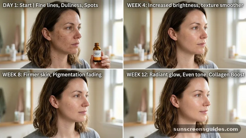 The Biological Timeline for Visible Skin Changes - how long does it take for vitamin c serum to work