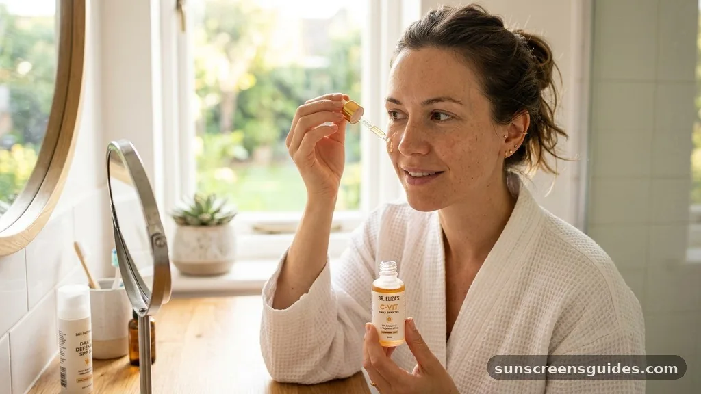 The Case for Morning Application - when to use vitamin c serum day or night