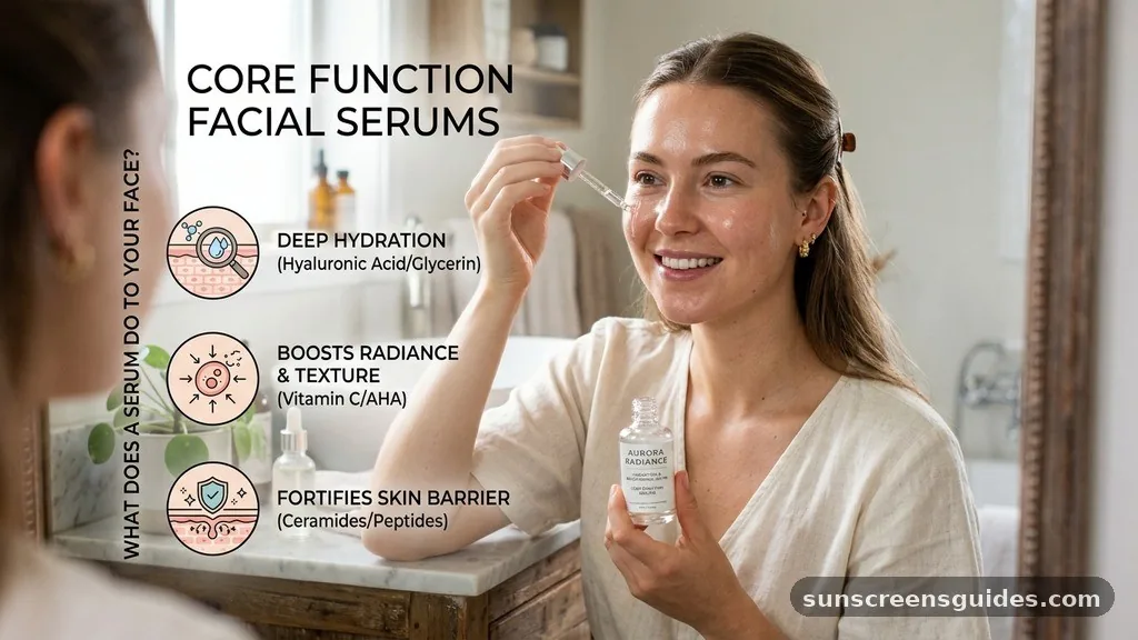The Core Function of Facial Serums - what does a serum do for your face