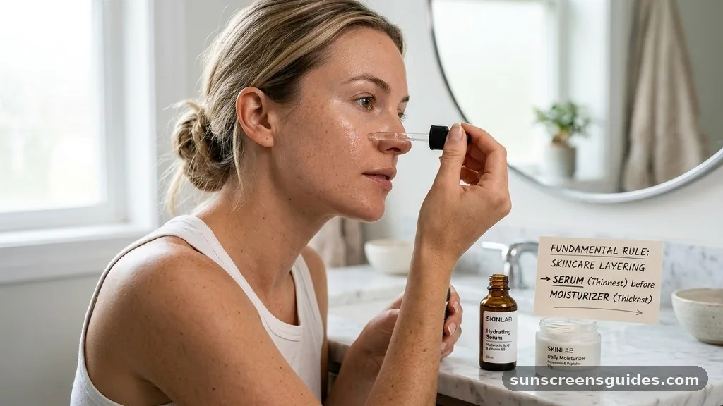 The Fundamental Rule of Skincare Layering - does serum go before or after moisturizer