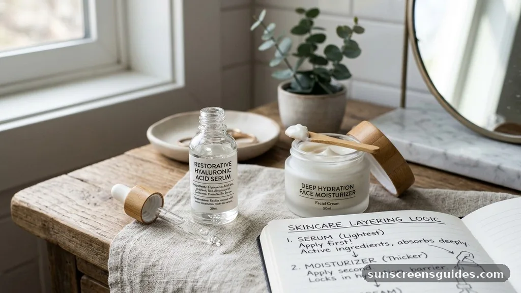 The Logic Behind Skincare Layering - serum before or after moisturizer