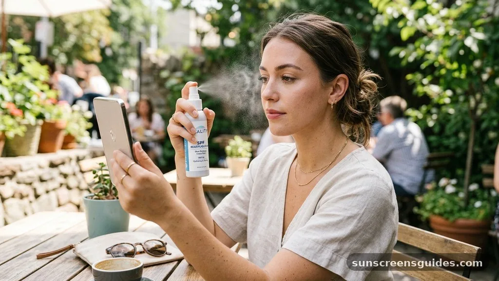 The Reality of SPF Reapplication - can you put sunscreen over makeup