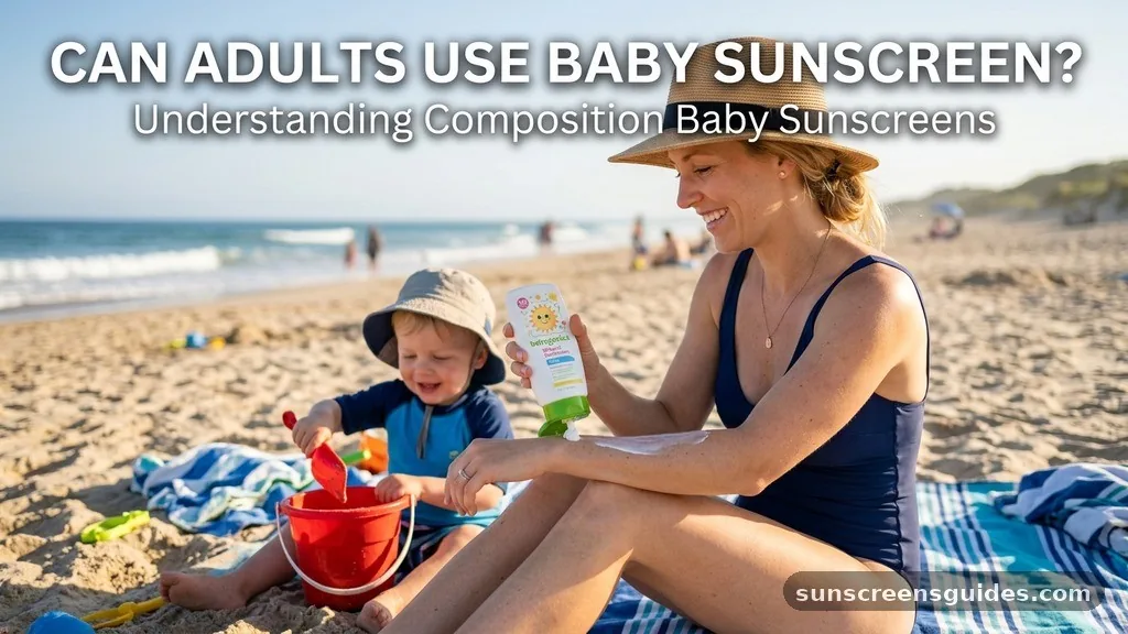 Understanding the Composition of Baby Sunscreens - can adults use baby sunscreen