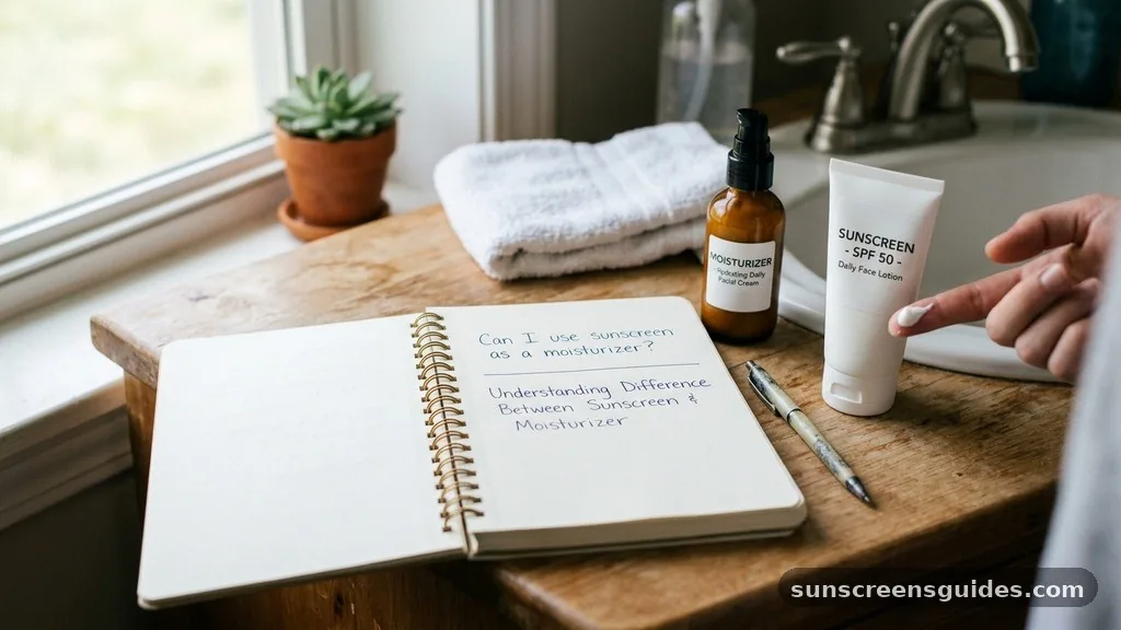Understanding the Difference Between Sunscreen and Moisturizer - can i use sunscreen as a moisturizer