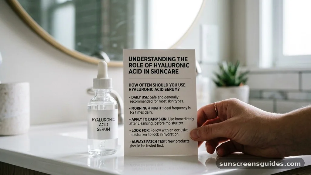 Understanding the Role of Hyaluronic Acid in Skincare - how often should you use hyaluronic acid serum