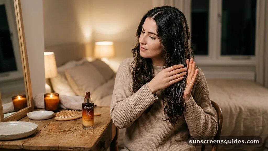 Understanding the Role of Overnight Hair Treatment - how to use kerastase night serum