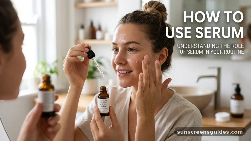 Understanding the Role of Serum in Your Routine - how to use serum