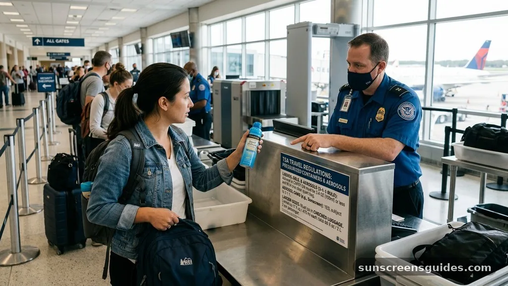 Understanding TSA Regulations for Pressurized Containers - can i take aerosol sunscreen on a plane