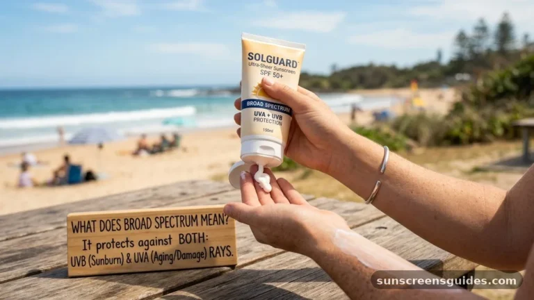 what does broad spectrum sunscreen mean