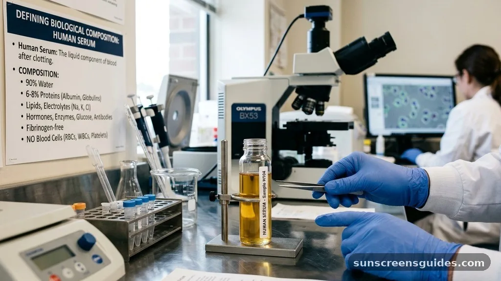 what is human serum