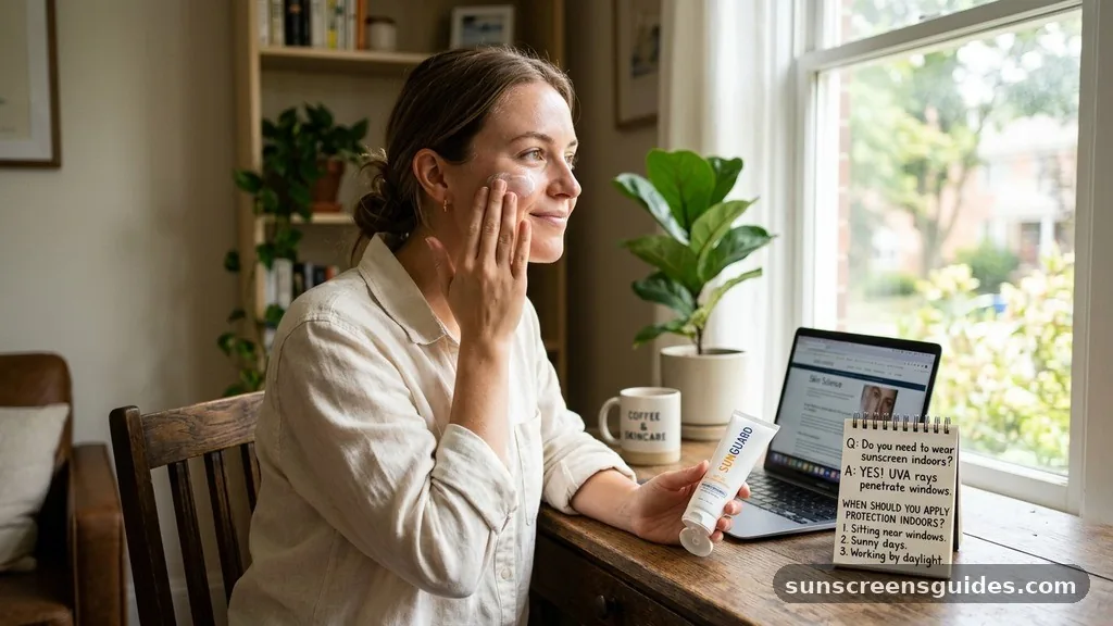 When Should You Apply Protection Indoors? - do you need to wear sunscreen indoors