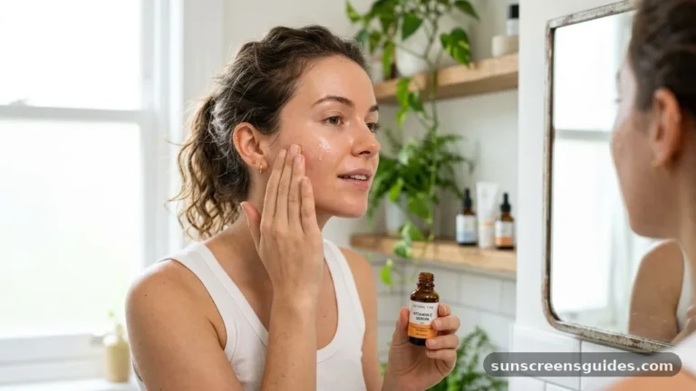 when to put on vitamin c serum