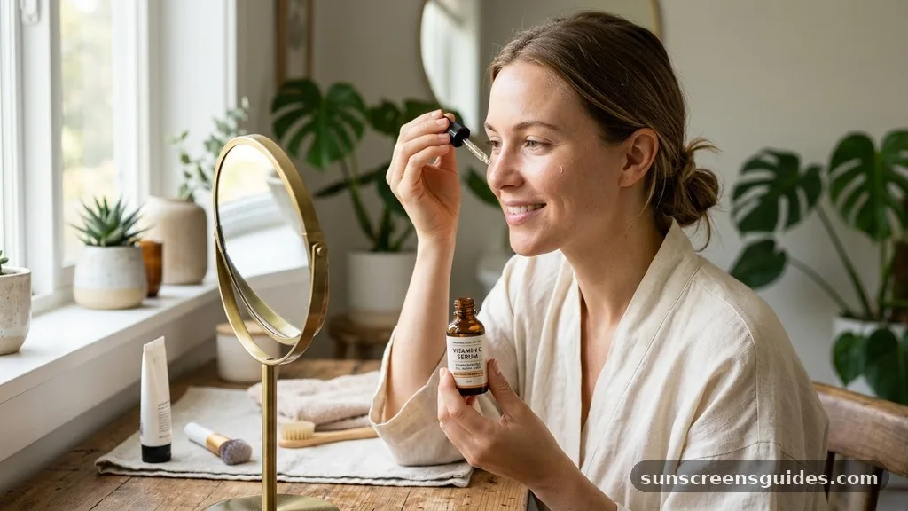 when to use vitamin c serum day or night