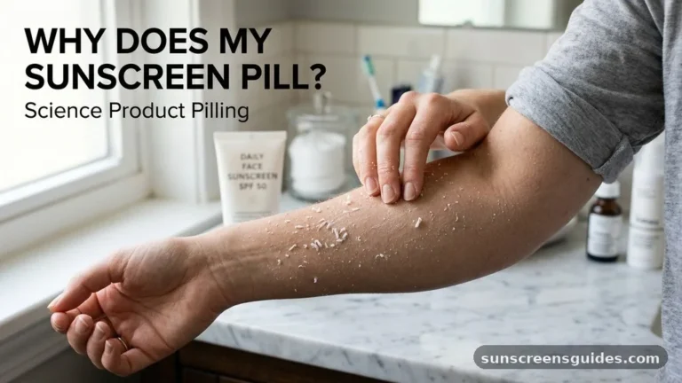 why does my sunscreen pill