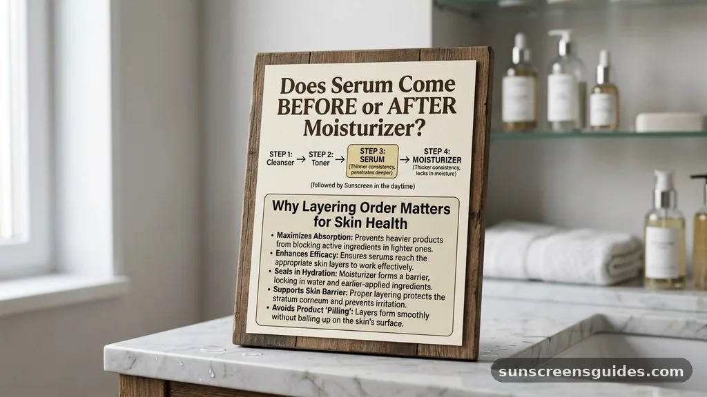 Why the Layering Order Matters for Skin Health - does serum come before or after moisturizer